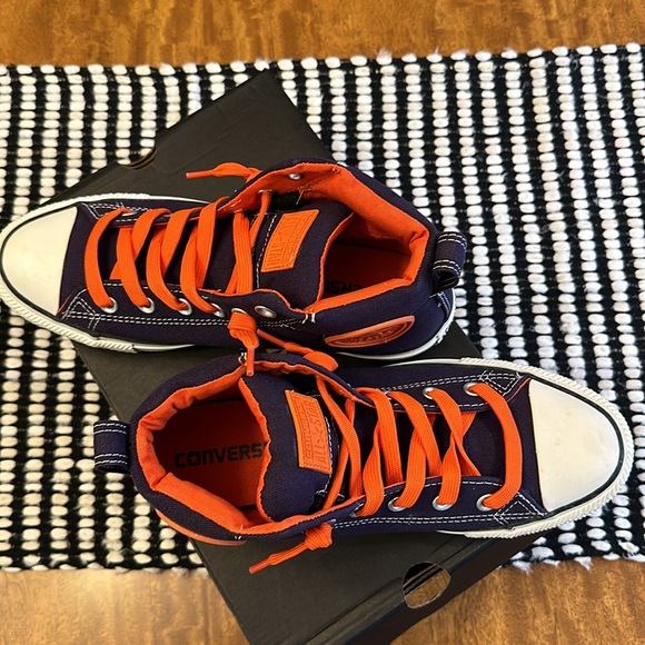 CONVERSE unisex All Star Chuck Taylor Street Mid Shoe in Dozar Blue - Picture 7 of 16